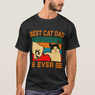 Mannen Vintage beste kat pap ooit  T-shirt