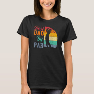 Mannen Vintage Beste Pap Door Par Disc Golf Vader T-shirt