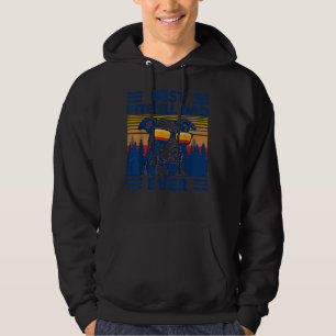 Mannen Vintage Beste Pitbull Papa Ever Funny Pit B Hoodie