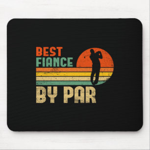 Mannen Vintage Beste verloofde door Par Funny Golf Muismat
