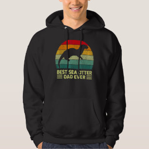 Mannen Vintage Beste Zee Otter Papa Ooit Vaderdag Hoodie