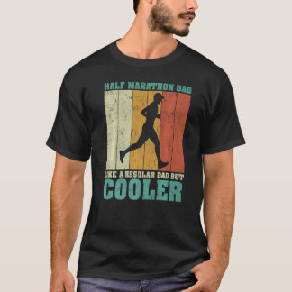 Mannen Vintage halve marathon vader als een gewone T-shirt