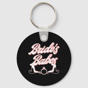 Mannen Vintage Retro Bruiden Meisjes Bachelorette  Sleutelhanger