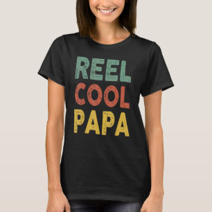 Mannen Vissen Haspel Cool Papa Visser Baars Vis T-shirt