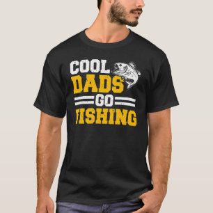 Mannen Visser Visser Cool Dads Gaan Vissen T-shirt