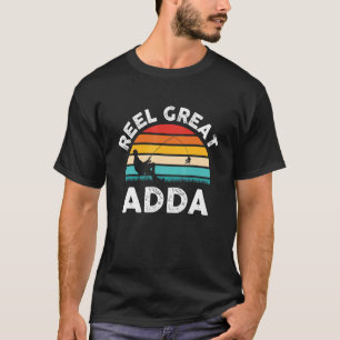 Mannen vissers voelen zich geweldig adda Gevist v T-shirt