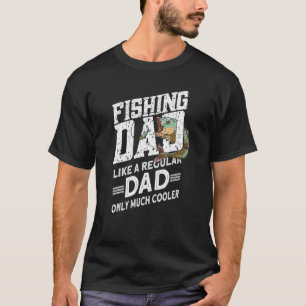 Mannen Vist papa Vist vissers Angler T-shirt