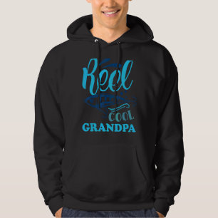 Mannen Vist Reel Cool Grandpa Fisherman Fathers D Hoodie