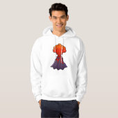 Mannen Volcano Hoodie (Voorkant volledig)