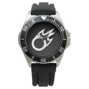 Mannen volgen (zwart beeld) horloge