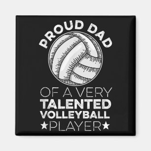 Mannen volleybalcitaat voor een vader van een voll magneet