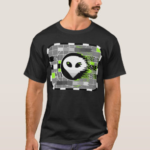 Mannen voor Alien TV t-shirt met zwart