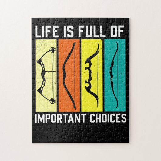 Mannen voor boogschieten Hunter Gift Archers Costu Legpuzzel (Verticaal)