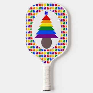 Mannen voor de regenboogvisserij en Cadeaus Pickleball Paddle