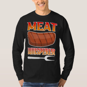 Mannen voor Mannen vlees van Whisperer Griller T-shirt