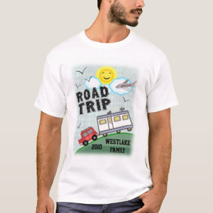 Mannen voor T-shirt voor gebruik op de weg
