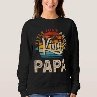Mannen voor vaderdag Papa A titel net boven Kin Trui