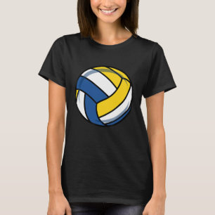 Mannen voor volleybalspelspeler Vrouwen Tiener Kin T-shirt