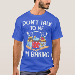 mannen vrouw die bakkerij bakker hobby eten cakes  t-shirt