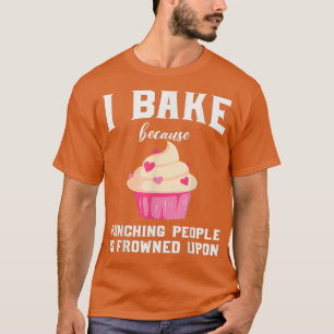 mannen vrouw die bakkerij bakker hobby eten cakes t-shirt