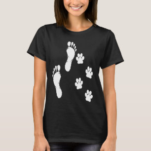 Mannen Vrouwen 4 poten 2 meter 1 TEAM grappige hon T-shirt