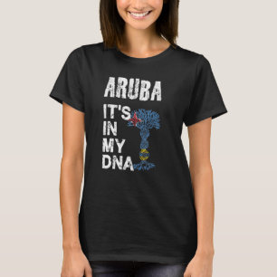 Mannen Vrouwen Aruba Nationale Pride Dna Strand Ar T-shirt