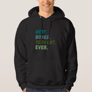 Mannen Vrouwen Beste Hond Dienaar Ooit BOXER Hoodie