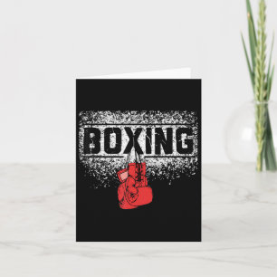 Mannen Vrouwen Boxer Bokshandschoenen Boksen Kaart