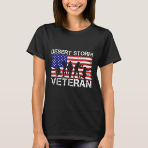 Mannen Vrouwen Desert Shield Dierenarts Desert Sto T-shirt