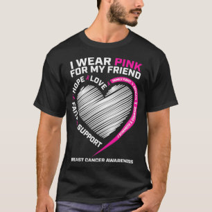 Mannen Vrouwen die ik roze Draag heb voor mijn vri T-shirt