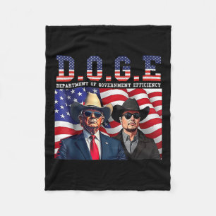 Mannen vrouwen Doge Department of Government Fleece Deken