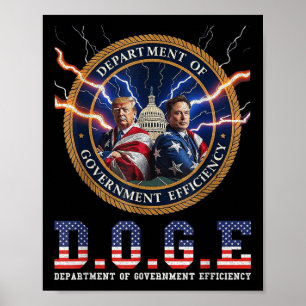 Mannen vrouwen Doge Department of Government Poster