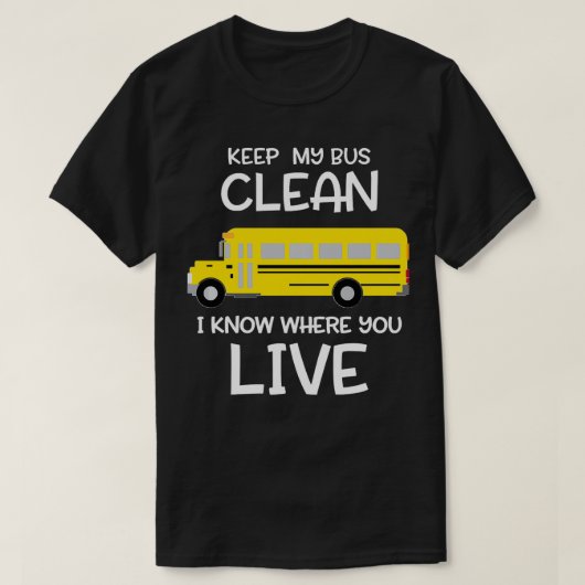 Mannen Vrouwen Funny for Yellow School Bus Driver T-shirt (Design voorkant)