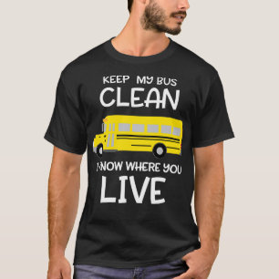 Mannen Vrouwen Funny for Yellow School Bus Driver  T-shirt