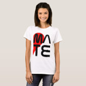 mannen vrouwen grappig liefdepaar t-shirt (Voorkant volledig)