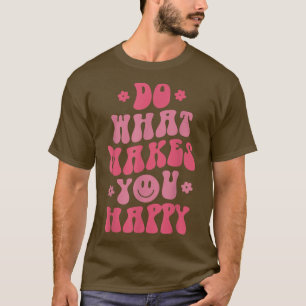 Mannen vrouwen Happy Lover Smile Lover Motivation T-shirt