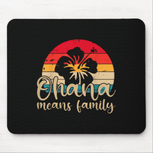 Mannen Vrouwen Hawaiian Ohana betekent Familie Sum Muismat