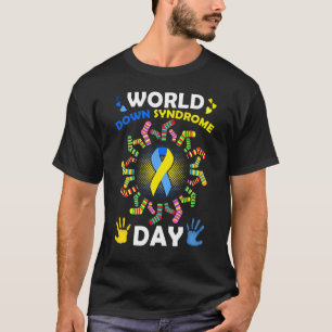 Mannen Vrouwen Kinder SOCRATES World Down Syndrome T-shirt