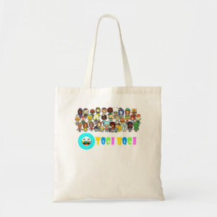 Mannen Vrouwen Manga Toca Boca Anime Funny Mannen Tote Bag