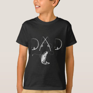 Mannen Vrouwen Visser Papa Vist liefhebber Fish Lo T-shirt