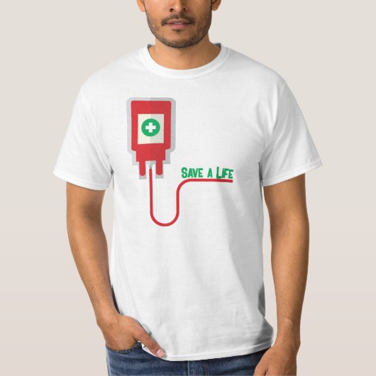 Mannen Waarde T-Shirt (Voorkant)