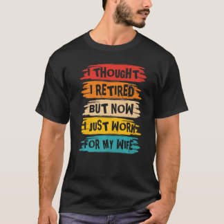 Mannen waarvan ik dacht dat ik moe was, maar nu we t-shirt