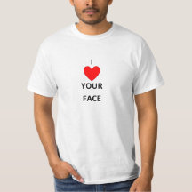 MANNEN WAARVAN IK JE GEZICHTE SHIRT VIND