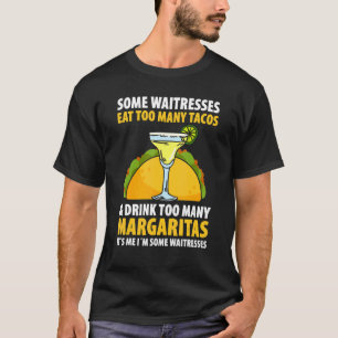 Mannen Waiter Waitress Server werkt in gastronomie T-shirt