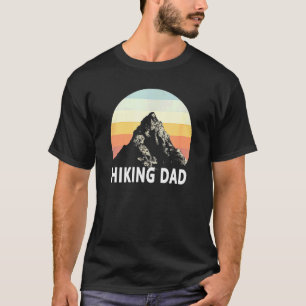 Mannen Wandelen Papa Mountain Sunset Circle Regenb T-shirt