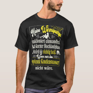Mannen Warmtepomp Verwarming Wet Nieuwe Verwarming T-shirt