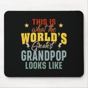 Mannen Wat De Wereld&#; s Grootste Grandpop Ziet L Muismat