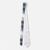 Mannen Waterverf Guitar Stropdas (Achterkant)