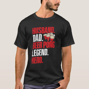 Mannen wedstrijd beer pong voor je bierpong Husba T-shirt