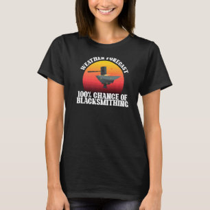 Mannen weekendprognose Blacksmithing meedragend Gr T-shirt